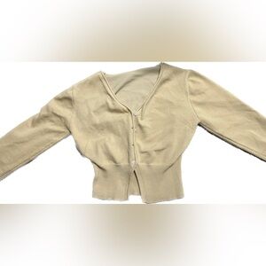 vintage cropped knit top